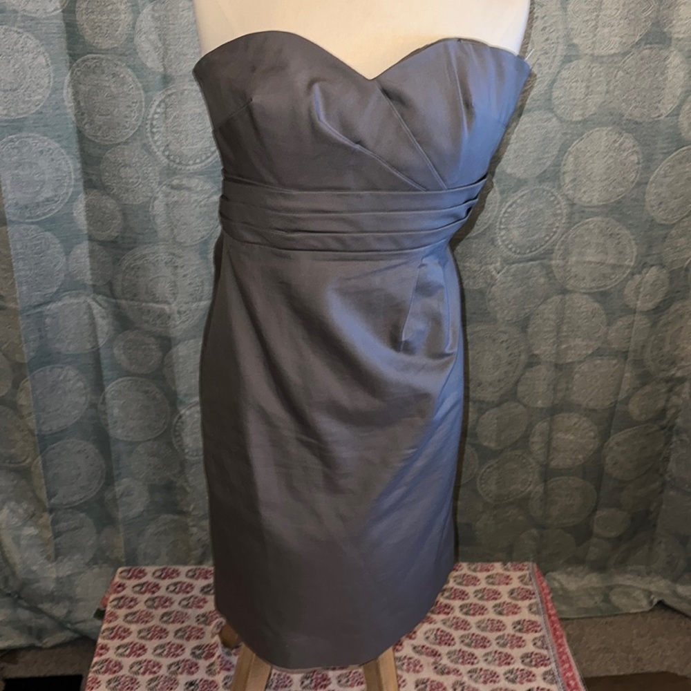 Jcrew cocktail/ bridesmaids dress. Strapless with pockets!